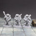 Dnd miniatures set of Turdles unpainted minis for tabletop wargaming-Miniature-Fat Dragon Games- GriffonCo Shoppe