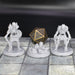 Dnd miniatures set of Winter Skeletons 3D Printed unpainted figures for tabletop wargaming-Miniature-EC3D- GriffonCo Shoppe