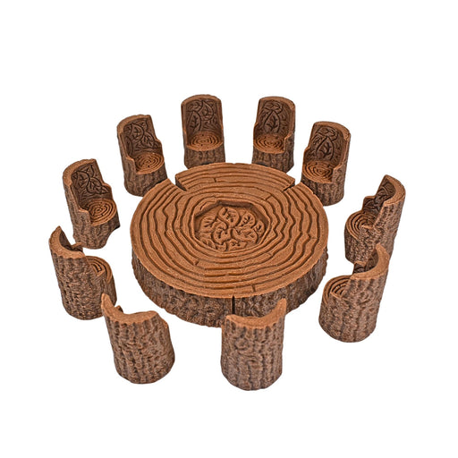 Dnd scatter terrain Forest Log Table for tabletop wargaming-Scatter Terrain-EC3D- GriffonCo Shoppe