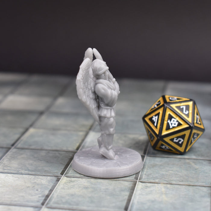 Miniature dnd figures Angel Soldier 3D printed for tabletop wargames and miniatures-Miniature-Brite Minis- GriffonCo Shoppe