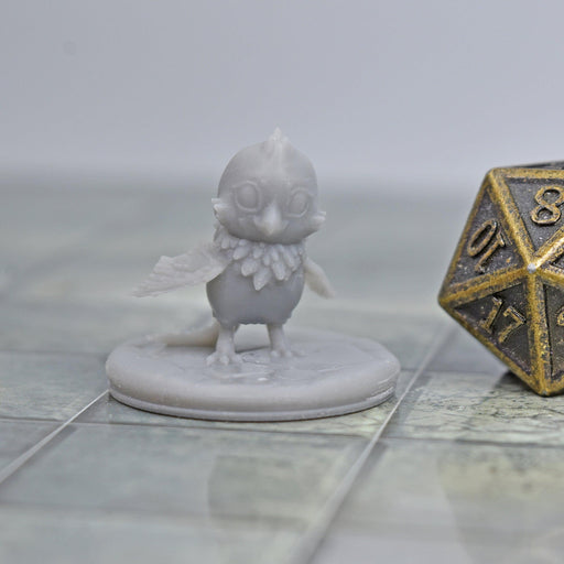 Miniature dnd figures Baby Cockatrice 3D printed for tabletop wargames and miniatures-Miniature-Mia Kay- GriffonCo Shoppe