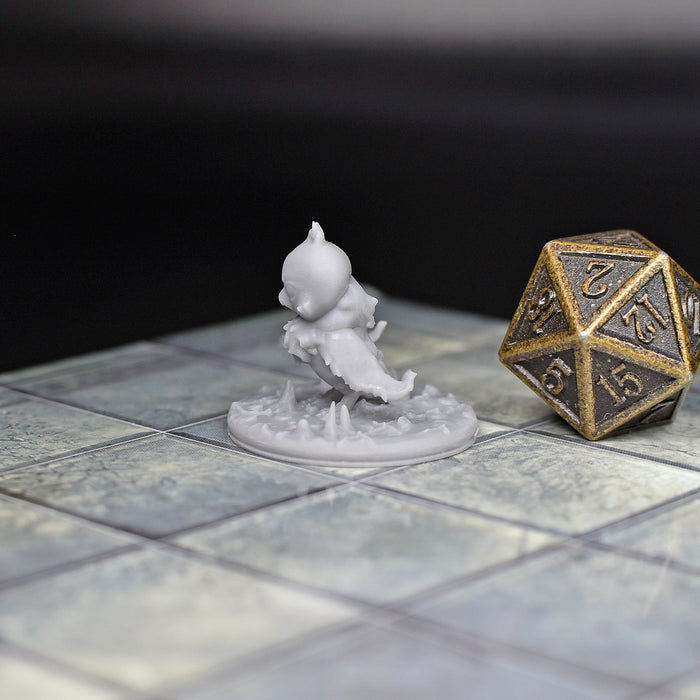 Miniature dnd figures Baby Phoenix 3D printed for tabletop wargames and miniatures-Miniature-Mia Kay- GriffonCo Shoppe