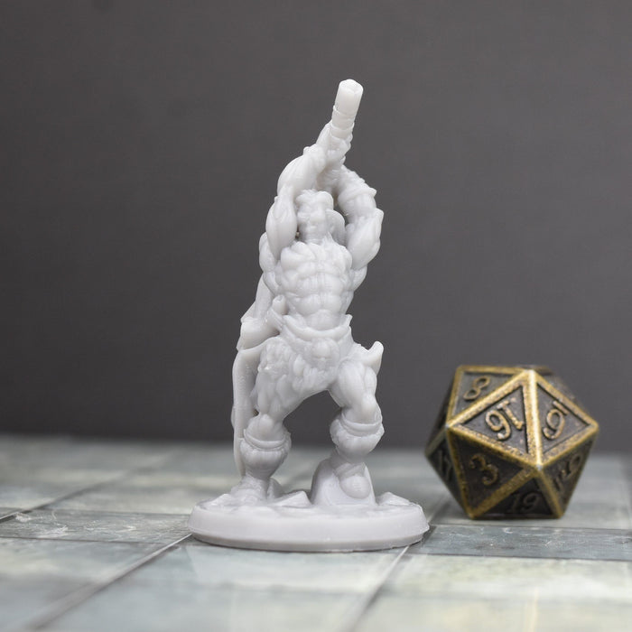 Miniature dnd figures Barbarian Male with Sword 3D printed for tabletop wargames and miniatures-Miniature-Arbiter- GriffonCo Shoppe