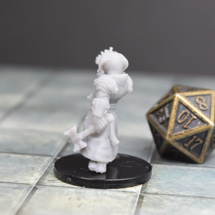 Miniature dnd figures Beagle Dog Cleric 3D printed for tabletop wargames and miniatures-Miniature-Duncan Shadow- GriffonCo Shoppe