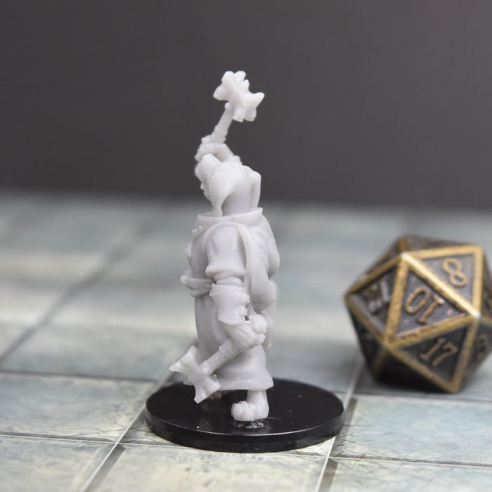 Miniature dnd figures Beagle Dog Paladin 3D printed for tabletop wargames and miniatures-Miniature-Duncan Shadow- GriffonCo Shoppe