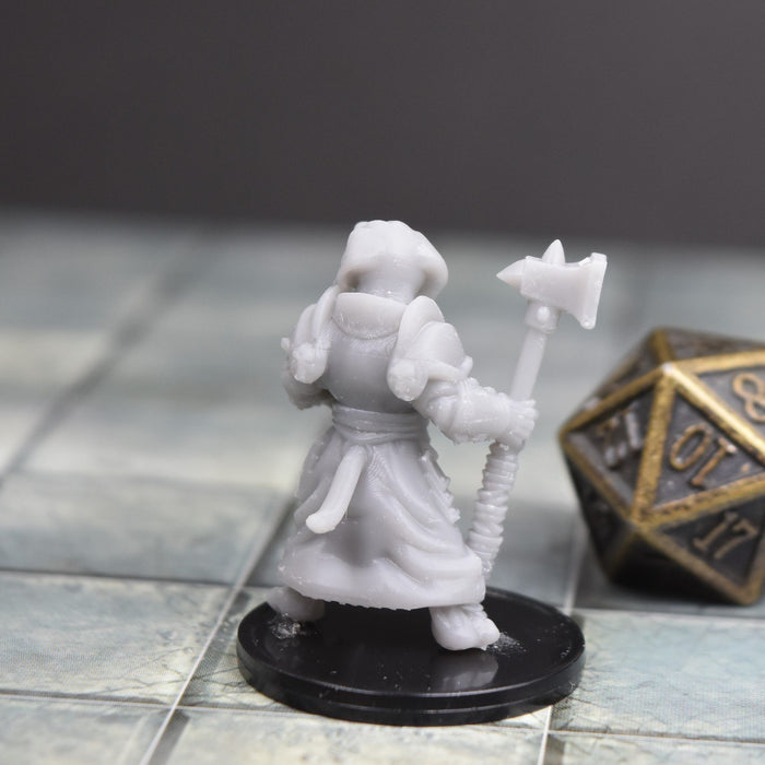 Miniature dnd figures Beagle Dog Priest 3D printed for tabletop wargames and miniatures-Miniature-Duncan Shadow- GriffonCo Shoppe