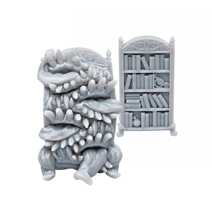 Miniature dnd figures Bookcase Mimic 3D printed for tabletop wargames and miniatures-Miniature-Korte- GriffonCo Shoppe