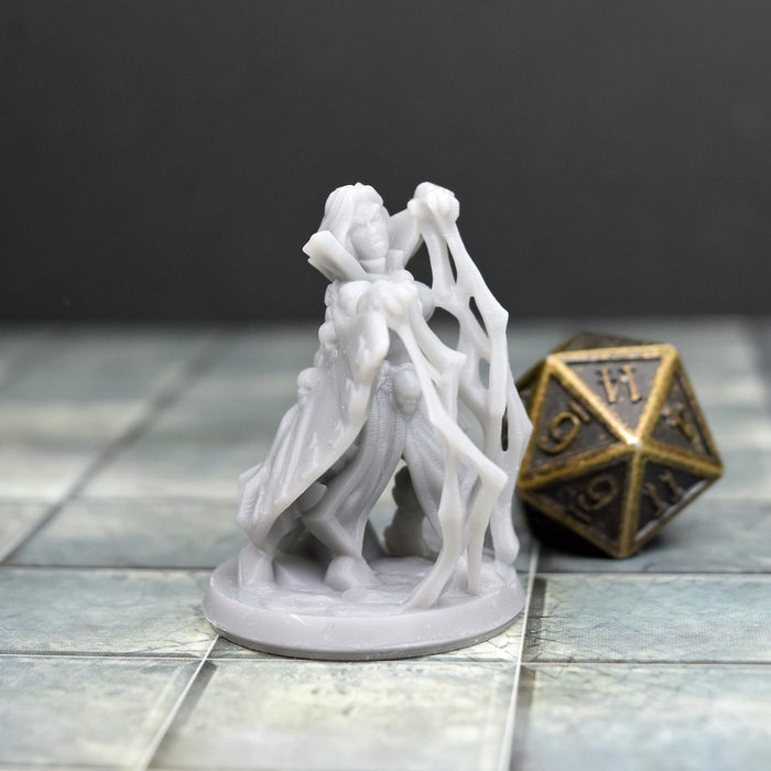 Miniature dnd figures Casting Female Necromancer 3D printed for tabletop wargames and miniatures-Miniature-Arbiter- GriffonCo Shoppe