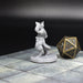 Miniature dnd figures Catfolk Guide 3D printed for tabletop wargames and miniatures-Miniature-EC3D- GriffonCo Shoppe
