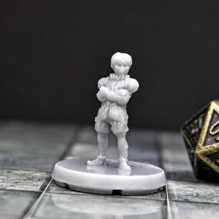 Miniature dnd figures Child Prince 3D printed for tabletop wargames and miniatures-Miniature-EC3D- GriffonCo Shoppe