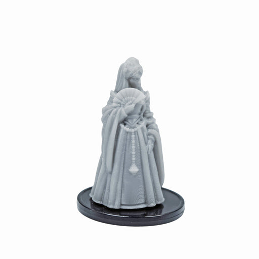 Miniature dnd figures Courtesan 3D printed for tabletop wargames and miniatures-Miniature-EC3D- GriffonCo Shoppe