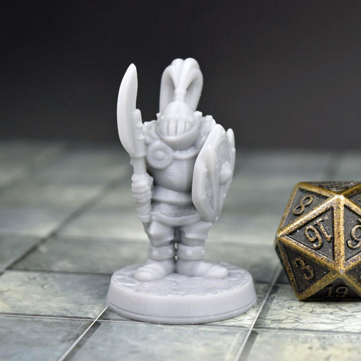 Miniature dnd figures Dark Warrior Guard 3D printed for tabletop wargames and miniatures-Miniature-Brite Minis- GriffonCo Shoppe