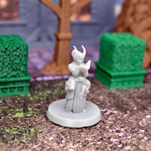 Miniature dnd figures Demonkin Scholar 3D printed for tabletop wargames and miniatures-Miniature-EC3D- GriffonCo Shoppe