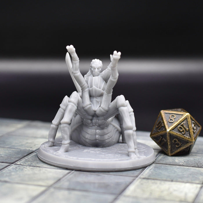 Miniature dnd figures Drider 3D printed for tabletop wargames and miniatures-Miniature-Brite Minis- GriffonCo Shoppe