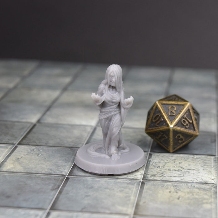 Miniature dnd figures Drowned Maiden 3D printed for tabletop wargames and miniatures-Miniature-EC3D- GriffonCo Shoppe