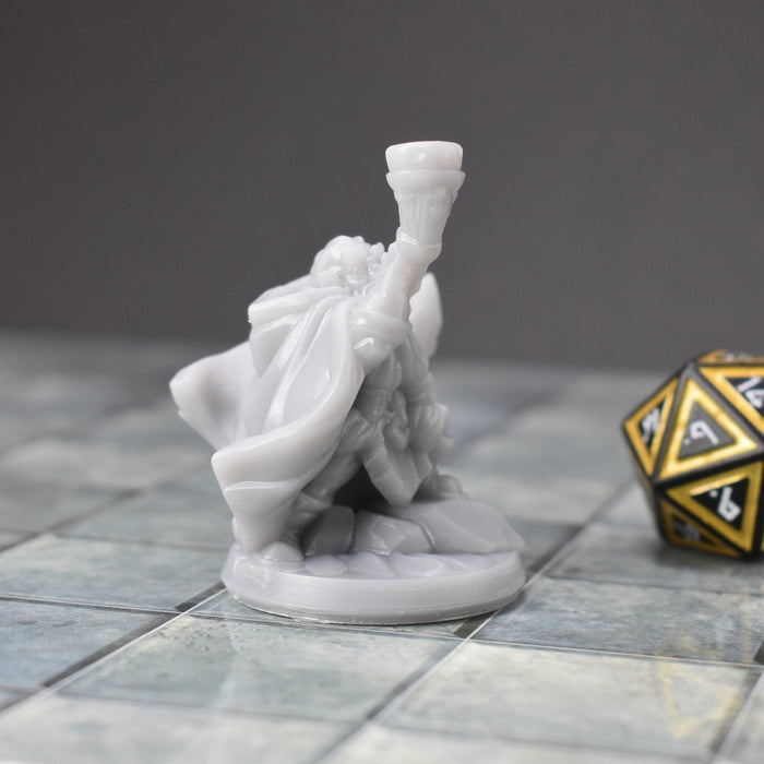Miniature dnd figures Dwarf Hornblower 3D printed for tabletop wargames and miniatures-Miniature-Arbiter- GriffonCo Shoppe