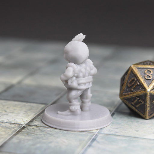 Miniature dnd figures Fancy Gnome 3D printed for tabletop wargames and miniatures-Miniature-Brite Minis- GriffonCo Shoppe