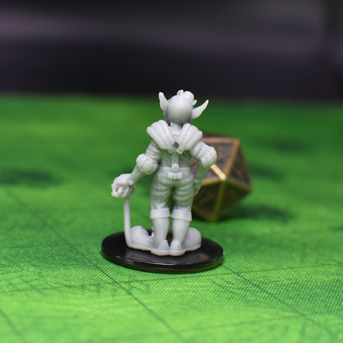 Miniature dnd figures Fancy Goblin 3D printed for tabletop wargames and miniatures-Miniature-Cross Lances- GriffonCo Shoppe