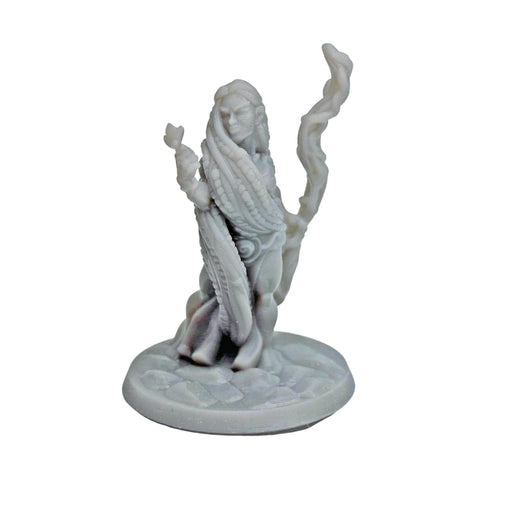 Miniature dnd figures Female Druid with Staff 3D printed for tabletop wargames and miniatures-Miniature-Arbiter- GriffonCo Shoppe