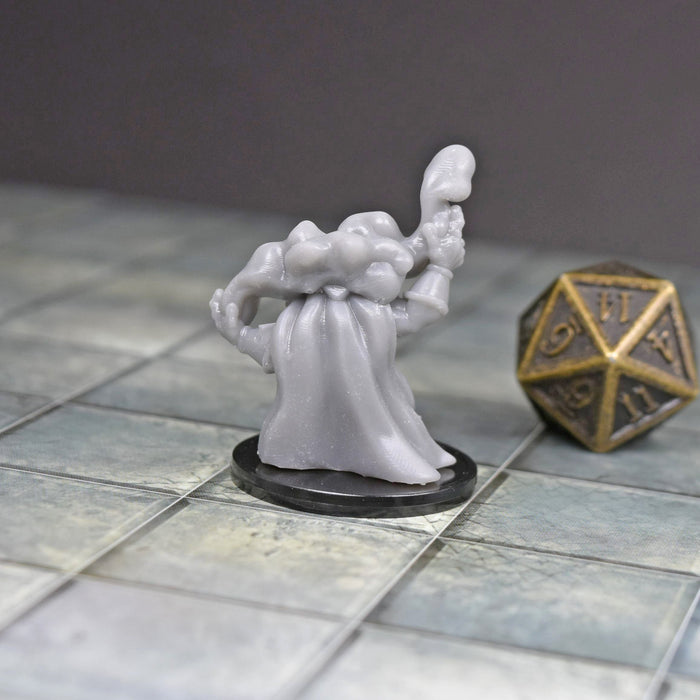 Miniature dnd figures Frog Caster 3D printed for tabletop wargames and miniatures-Miniature-Duncan Shadow- GriffonCo Shoppe