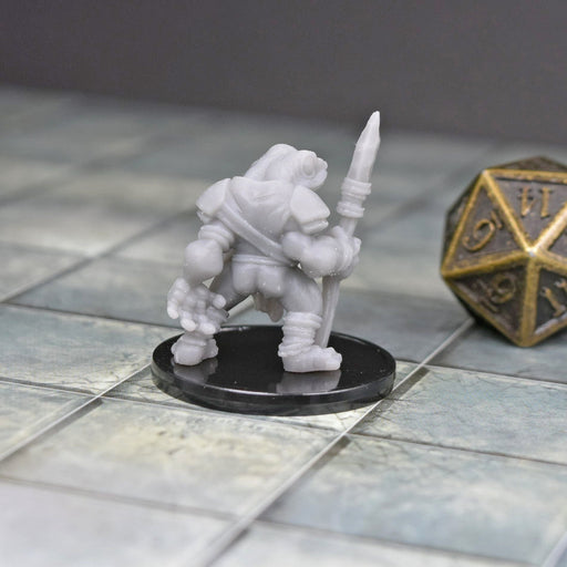 Miniature dnd figures Frog Guard 3D printed for tabletop wargames and miniatures-Miniature-Duncan Shadow- GriffonCo Shoppe