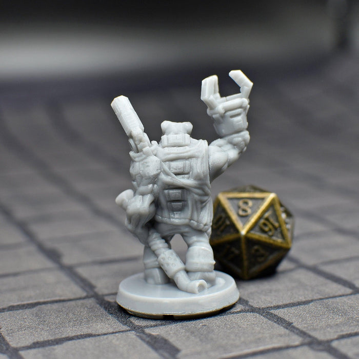 Miniature dnd figures Gangster Slag 3D printed for tabletop wargames and miniatures-Miniature-EC3D- GriffonCo Shoppe