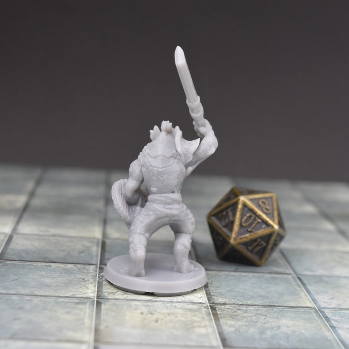 Miniature dnd figures Gnoll Warrior 3D printed for tabletop wargames and miniatures-Miniature-EC3D- GriffonCo Shoppe