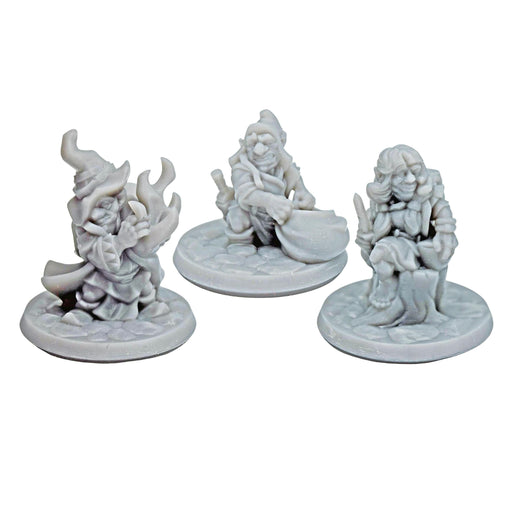 Miniature dnd figures Gnome Set 3D printed for tabletop wargames and miniatures-Miniature-Arbiter- GriffonCo Shoppe