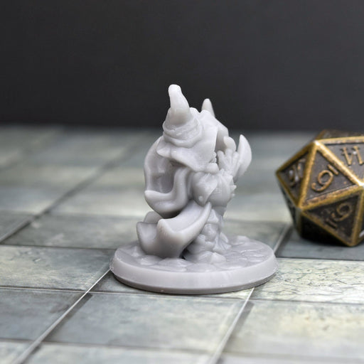 Miniature dnd figures Gnome Warlock 3D printed for tabletop wargames and miniatures-Miniature-Arbiter- GriffonCo Shoppe