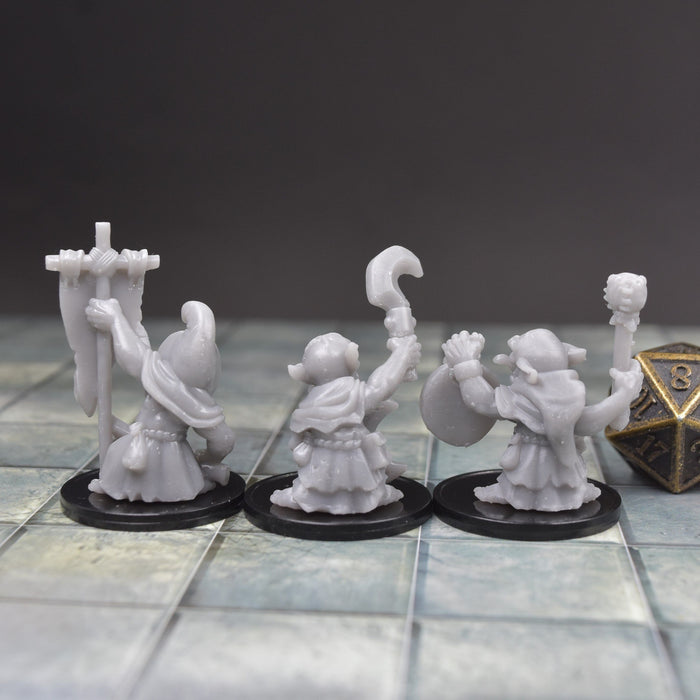 Miniature dnd figures Goblin Command Set 3D printed for tabletop wargames and miniatures-Miniature-Duncan Shadow- GriffonCo Shoppe