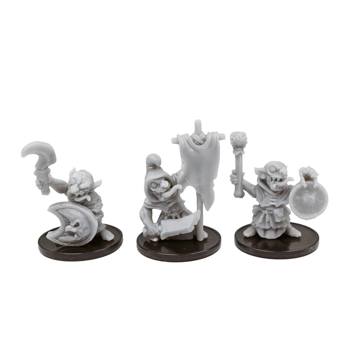 Miniature dnd figures Goblin Command Set 3D printed for tabletop wargames and miniatures-Miniature-Duncan Shadow- GriffonCo Shoppe