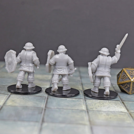 Miniature dnd figures Guard - Swords 3D printed for tabletop wargames and miniatures-Miniature-Duncan Shadow- GriffonCo Shoppe