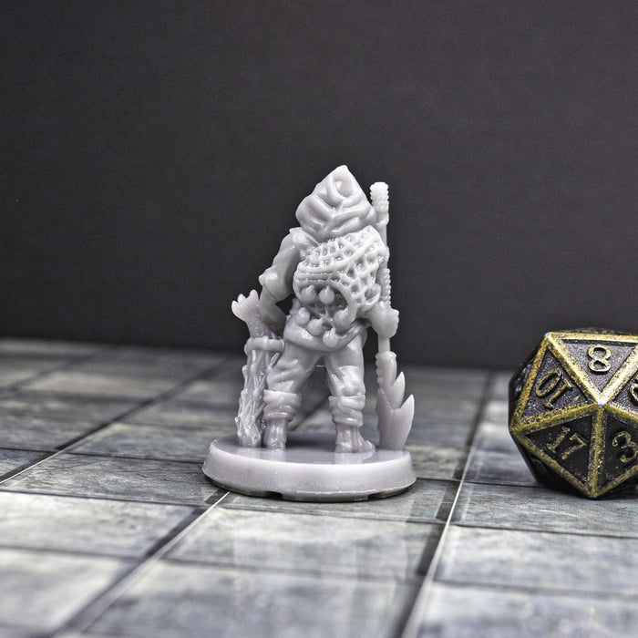 Miniature dnd figures Half-Orc Fisherman 3D printed for tabletop wargames and miniatures-Miniature-EC3D- GriffonCo Shoppe