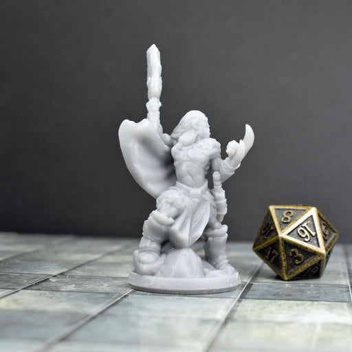Miniature dnd figures Half Orc Male 3D printed for tabletop wargames and miniatures-Miniature-Arbiter- GriffonCo Shoppe