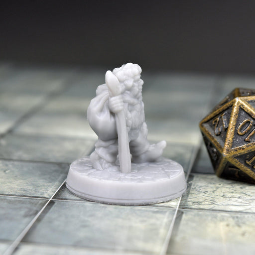 Miniature dnd figures Halfling Wanderer 3D printed for tabletop wargames and miniatures-Miniature-Brite Minis- GriffonCo Shoppe