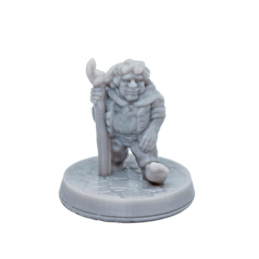 Miniature dnd figures Halfling Wanderer 3D printed for tabletop wargames and miniatures-Miniature-Brite Minis- GriffonCo Shoppe
