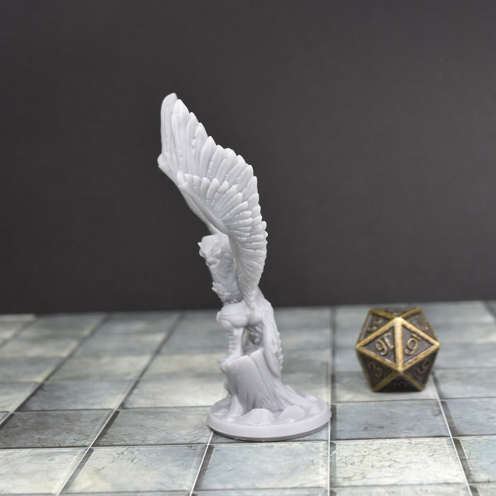 Miniature dnd figures Harpy Wings 3D printed for tabletop wargames and miniatures-Miniature-Arbiter- GriffonCo Shoppe