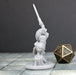 Miniature dnd figures Human Fighter 3D printed for tabletop wargames and miniatures-Miniature-Arbiter- GriffonCo Shoppe