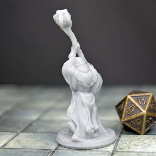Miniature dnd figures Human Male Mage 3D printed for tabletop wargames and miniatures-Miniature-Arbiter- GriffonCo Shoppe