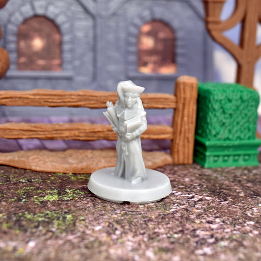 Miniature dnd figures Human Scolar 3D printed for tabletop wargames and miniatures-Miniature-EC3D- GriffonCo Shoppe