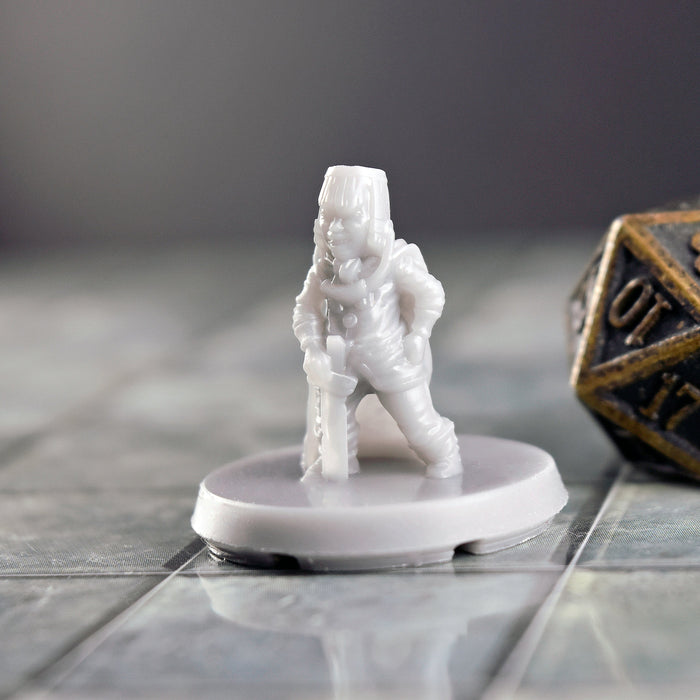 Miniature dnd figures Human Wannabe Hero 3D printed for tabletop wargames and miniatures-Miniature-EC3D- GriffonCo Shoppe