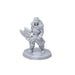 Miniature dnd figures Ice Tribe Male with Axe 3D printed for tabletop wargames and miniatures-Miniature-EC3D- GriffonCo Shoppe