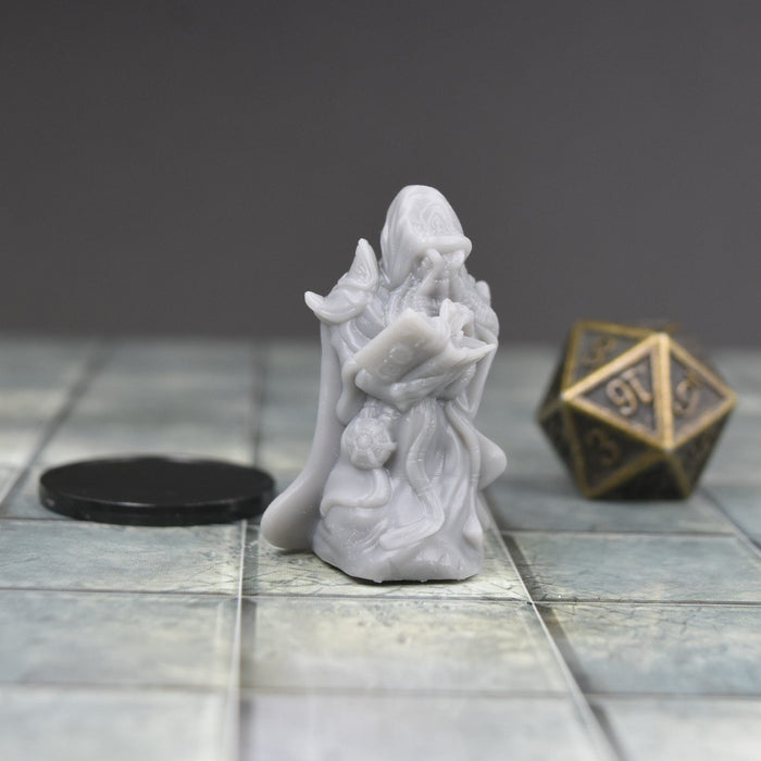 Miniature dnd figures Illithid with Book 3D printed for tabletop wargames and miniatures-Miniature-EC3D- GriffonCo Shoppe