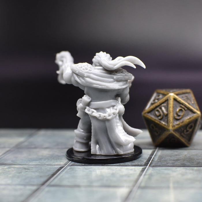Miniature dnd figures Kenus Soulstealer Dwarf 3D printed for tabletop wargames and miniatures-Miniature-Miniatures of Madness- GriffonCo Shoppe