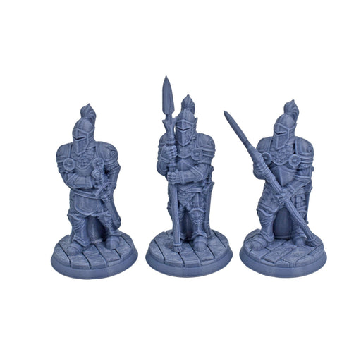 Miniature dnd figures Knight Guards 3D printed for tabletop wargames and miniatures-Miniature-Vae Victis- GriffonCo Shoppe