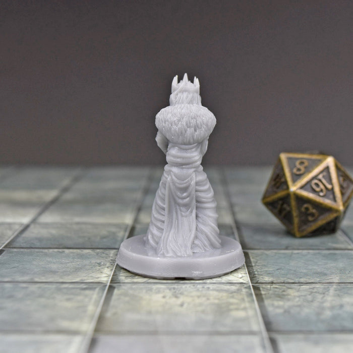 Miniature dnd figures Mad King 3D printed for tabletop wargames and miniatures-Miniature-EC3D- GriffonCo Shoppe