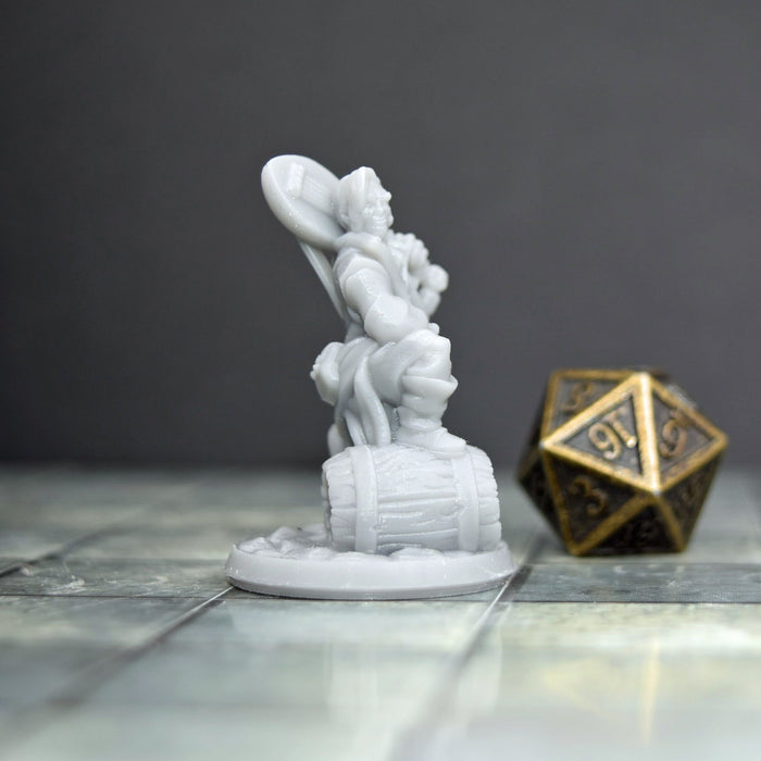 Miniature dnd figures Male Bard 3D printed for tabletop wargames and miniatures-Miniature-Arbiter- GriffonCo Shoppe