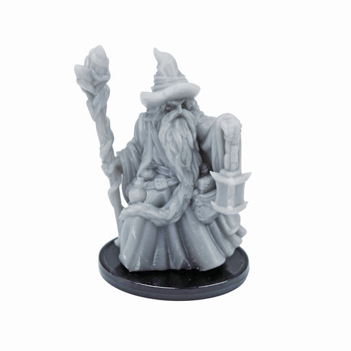 Miniature dnd figures Male Wizard 3D printed for tabletop wargames and miniatures-Miniature-Vae Victis- GriffonCo Shoppe
