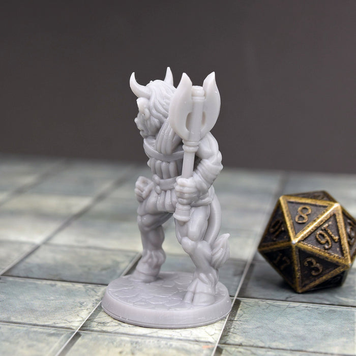 Miniature dnd figures Minotaur 3D printed for tabletop wargames and miniatures-Miniature-Brite Minis- GriffonCo Shoppe