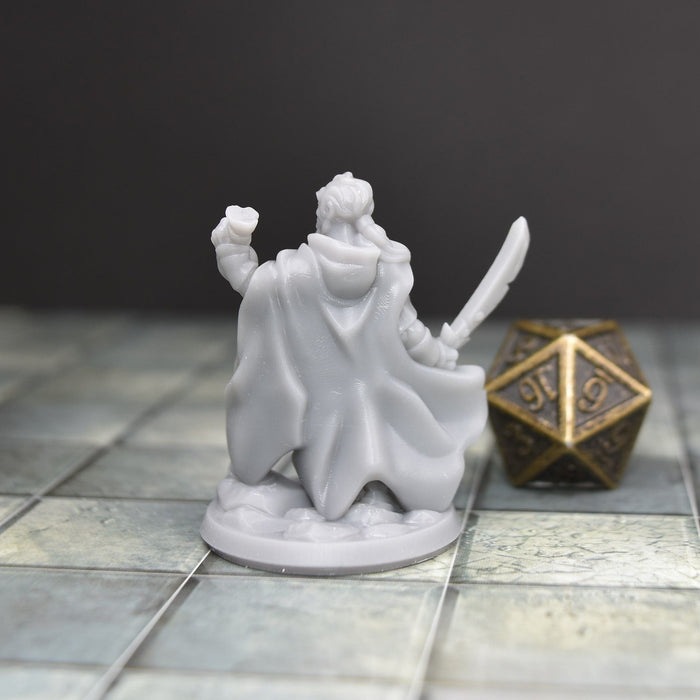 Miniature dnd figures Money Bandit 3D printed for tabletop wargames and miniatures-Miniature-Arbiter- GriffonCo Shoppe